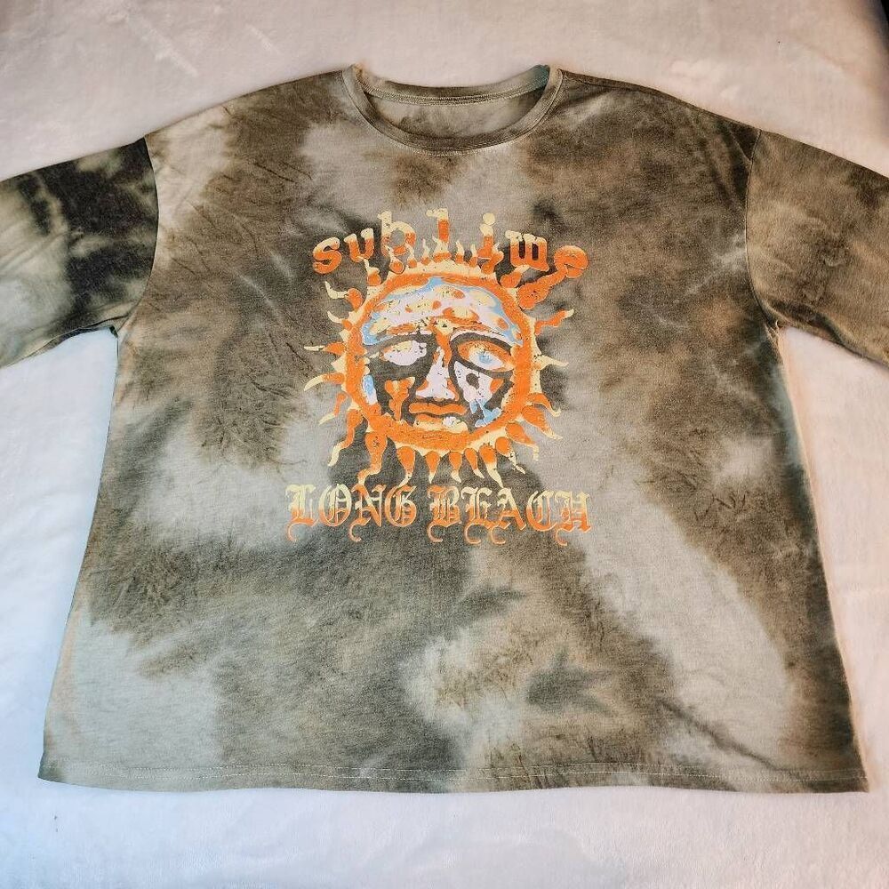 Sublime Oversized Tie Dyed Graphic Tshirt Size Medium